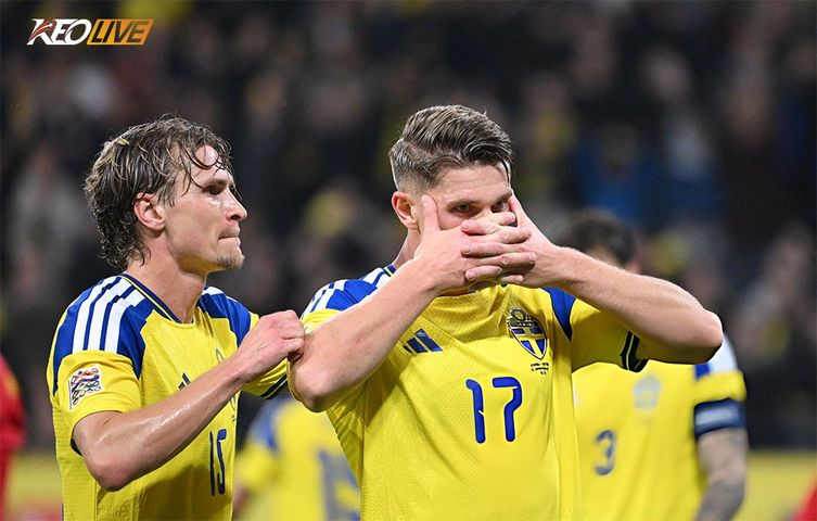 Mô tả hình ảnh cho bài viết Isak và Gyokeres cùng ghi bàn giúp Thụy Điển thắng Romania