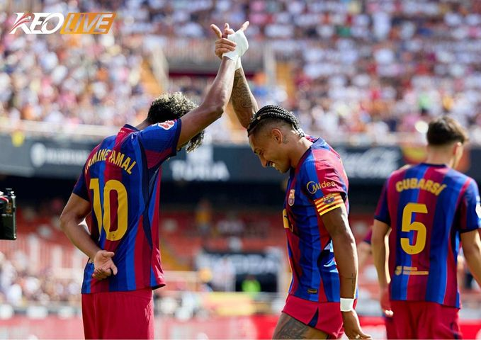 Mô tả hình ảnh cho bài viết Bắn hạ bầy dơi 5 bàn trắng, cỗ máy hủy diệt mang tên Barcelona đã vào guồng