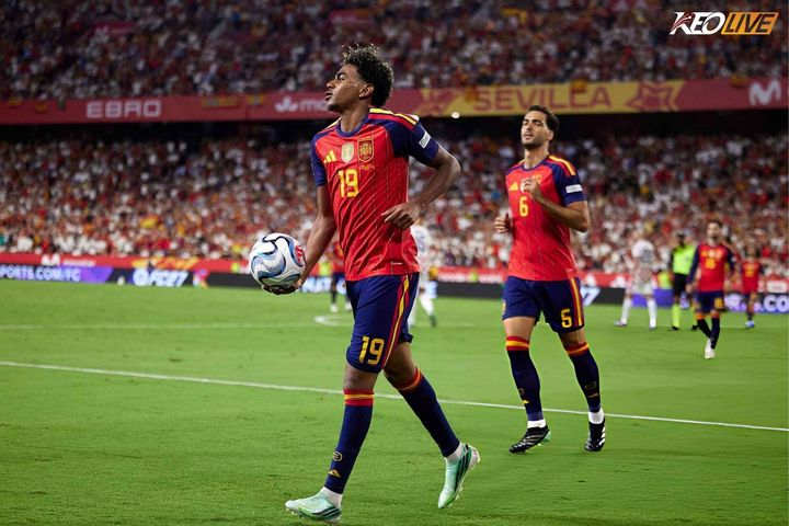 Hình ảnh minh họa cho bài viết Yamal lập cú đúp, Tây Ban Nha có chiến thắng thứ hai tại Nations League
