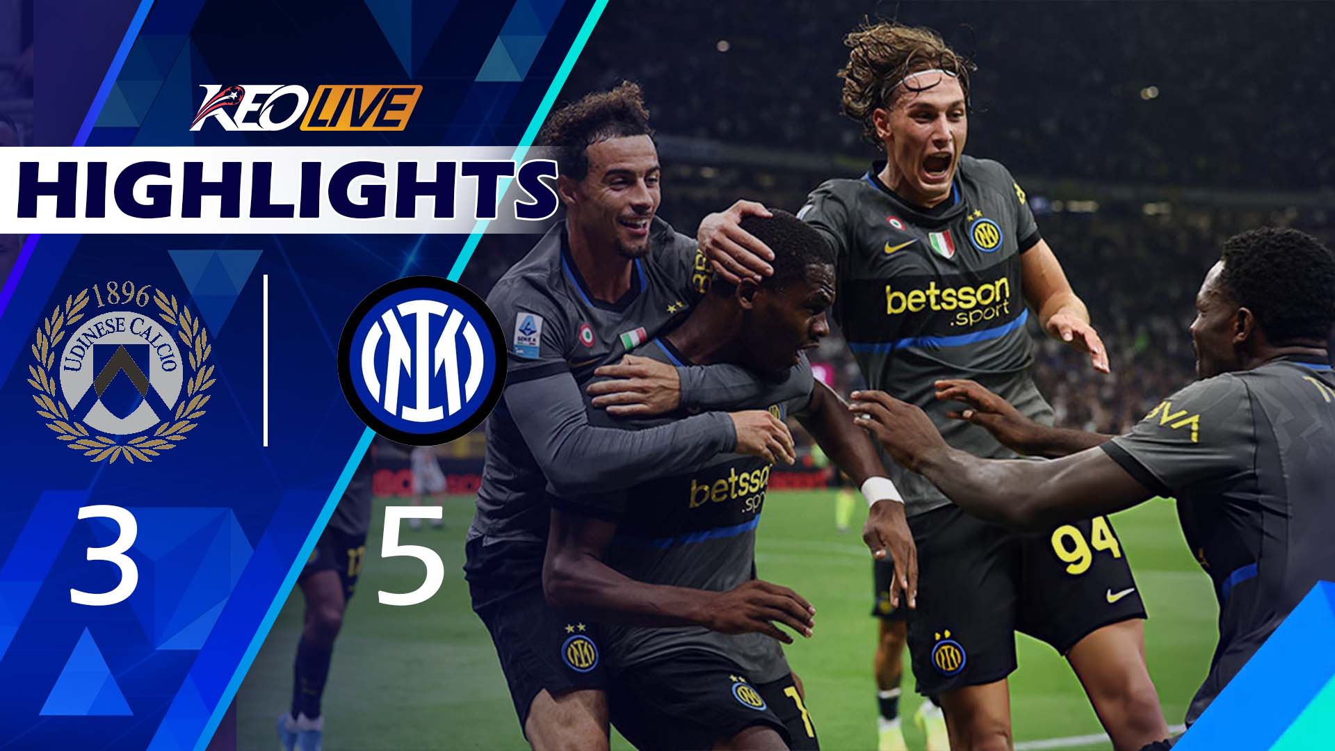 FROM 0-2 TO 5-3, WHAT A COMEBACK! | INTER 5-3 UDINESE | HIGHLIGHTS 🖤💙