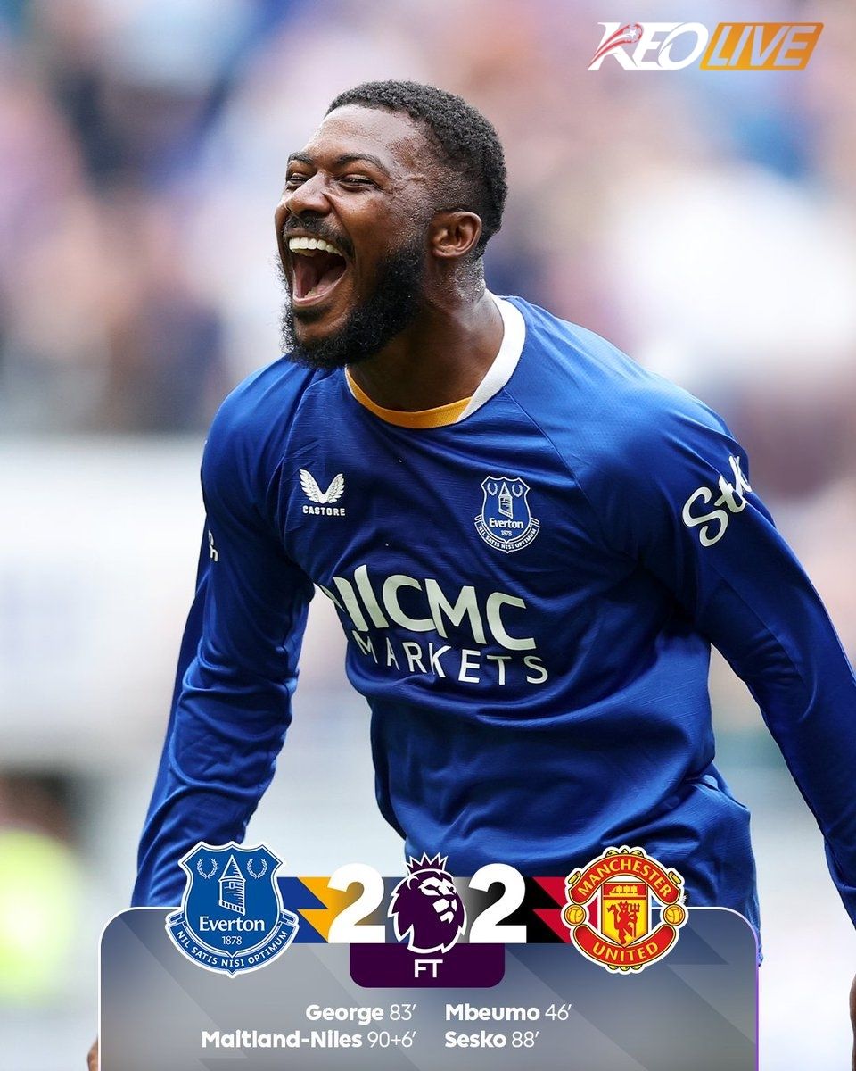 Everton 2-2 Manchester United | Keolive