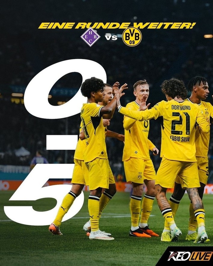 HEBC Hamburg 0-5 BVB Dortmund | Keolive