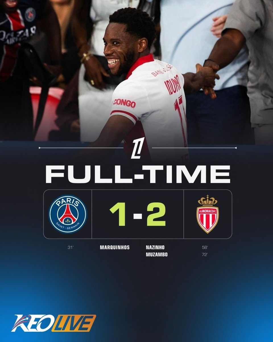 PSG 1-2 Monaco | Keolive
