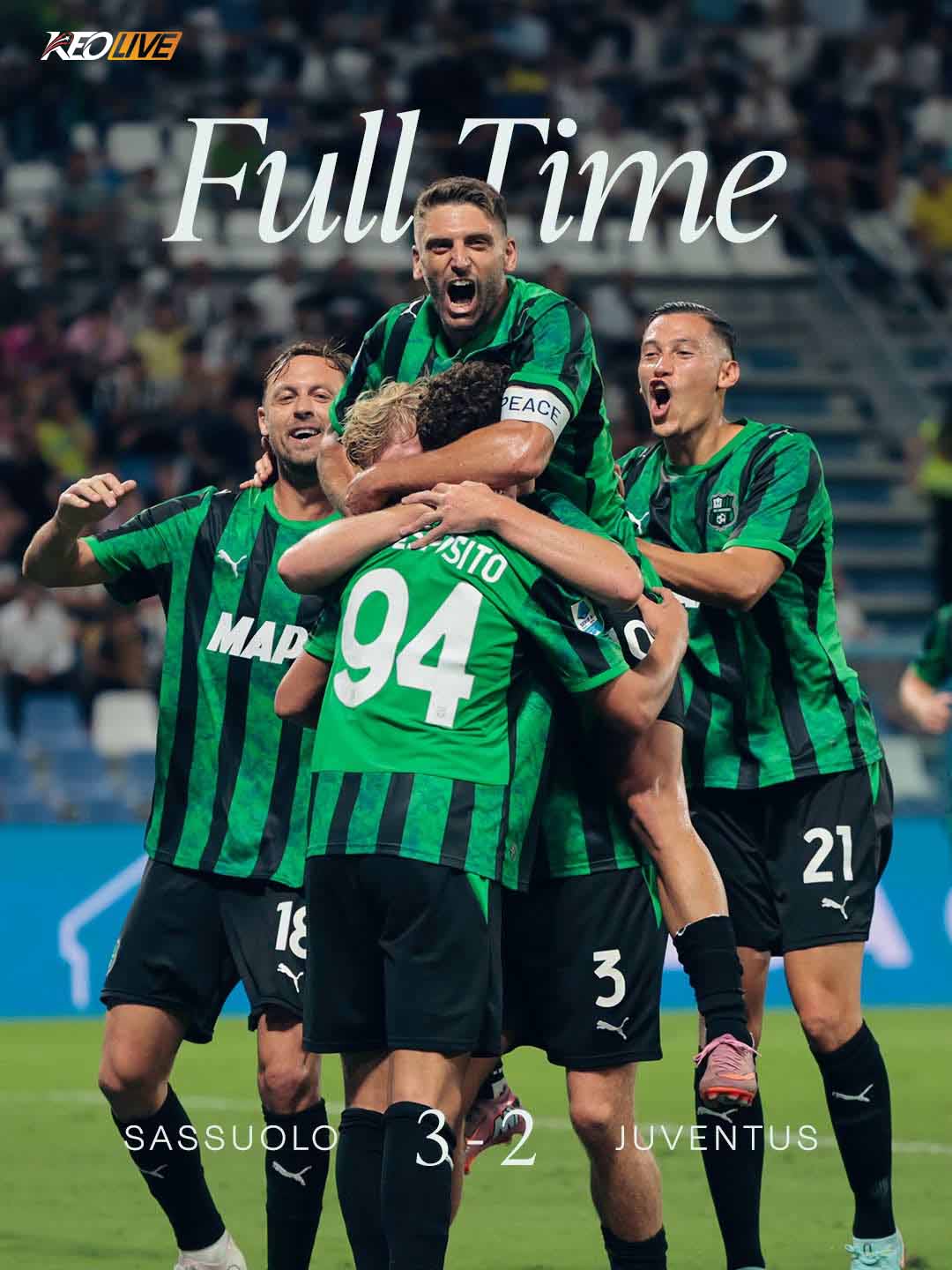 Sassuolo 3-2 Juventus | Keolive