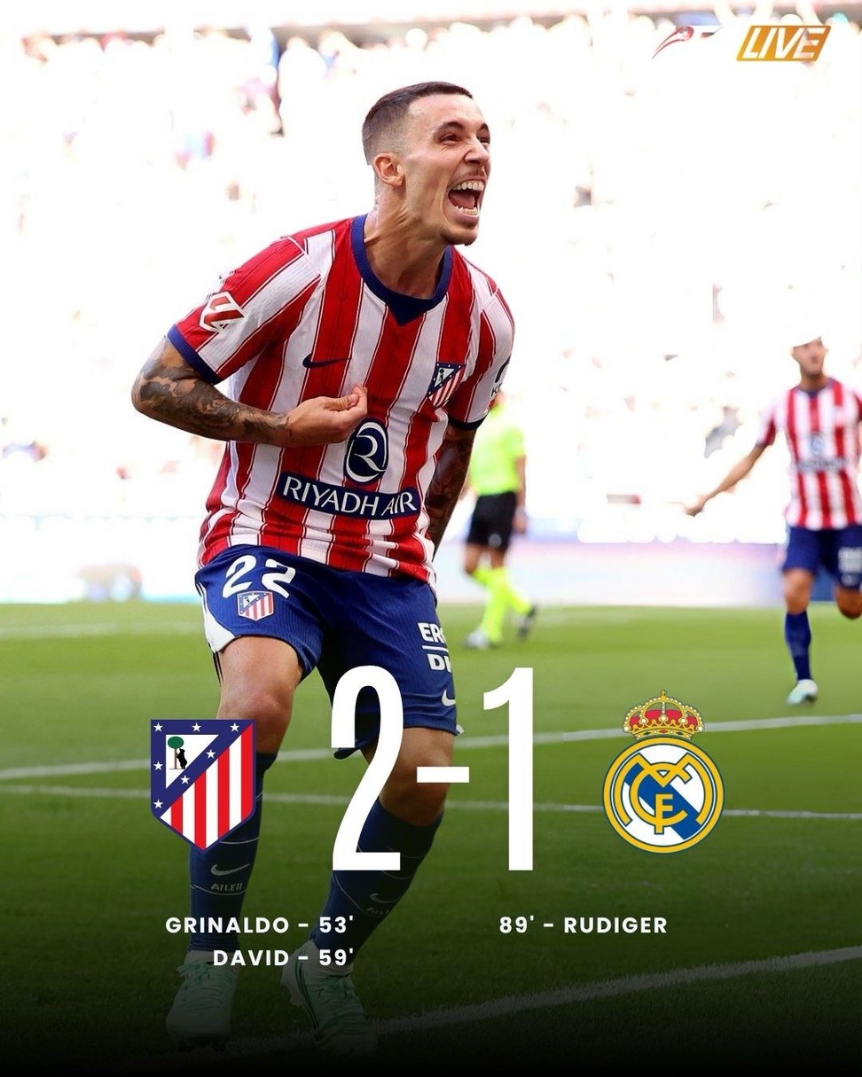 Atlético Madrid 2-1 Real Madrid | Keolive