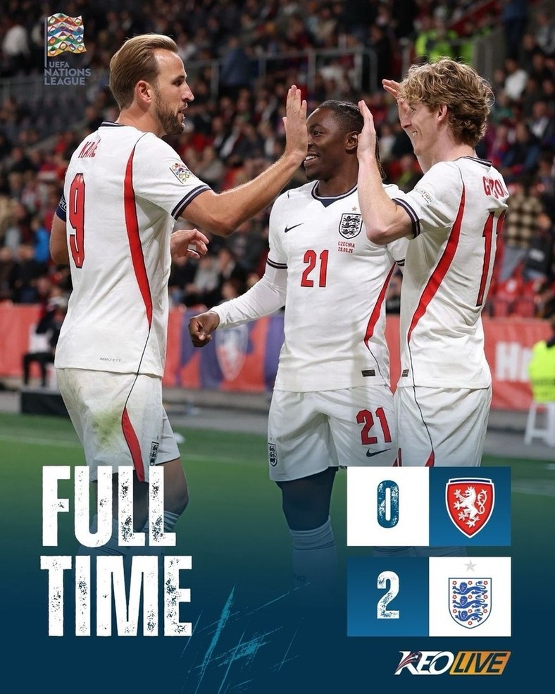 Czechia 0-2 Anh | Keolive
