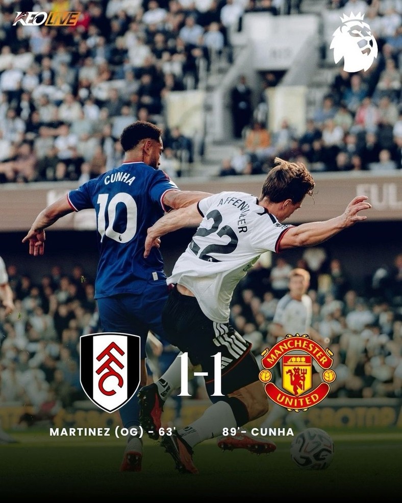 Fulham 1-1 Manchester United | Keolive