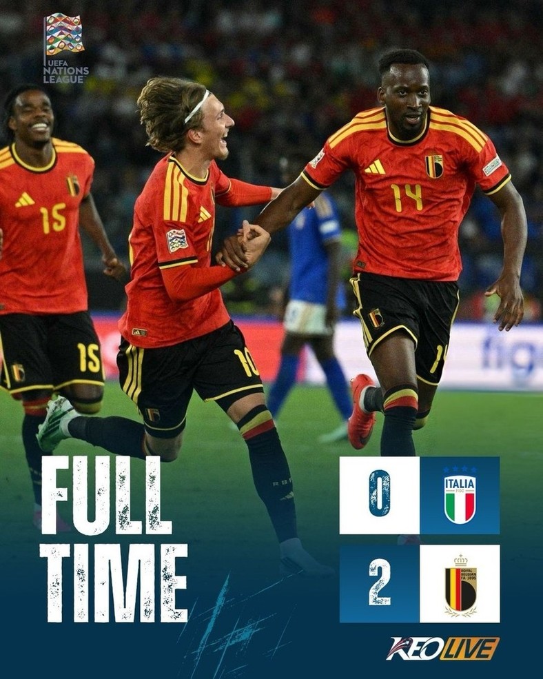 Italy 0-2 Bỉ | Keolive