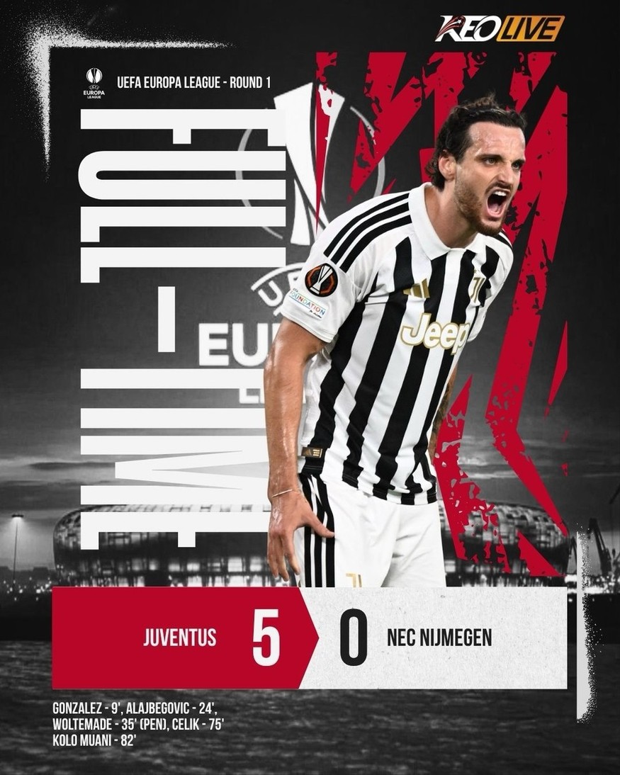 Juventus 5-0 NEC Nijmegen | Keolive