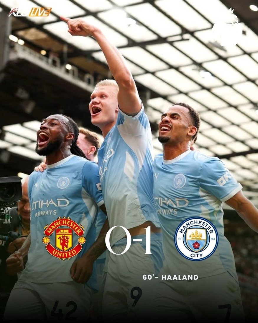 Manchester United 0-1 Manchester City | Keolive