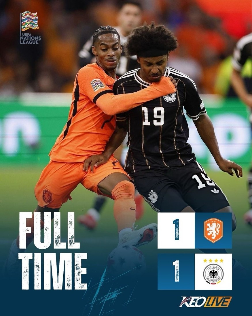 Hà Lan 1-1 Đức | Keolive