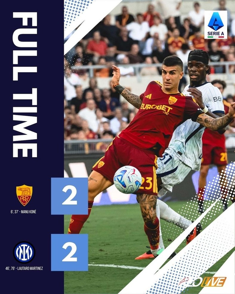 AS Roma 2-2 Inter Milan | Keolive