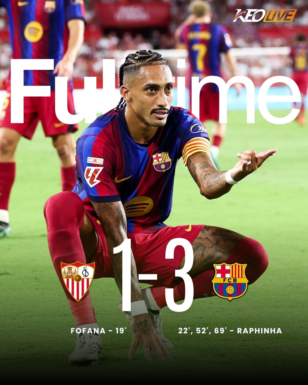 Sevilla 1-3 Barcelona | Keolive