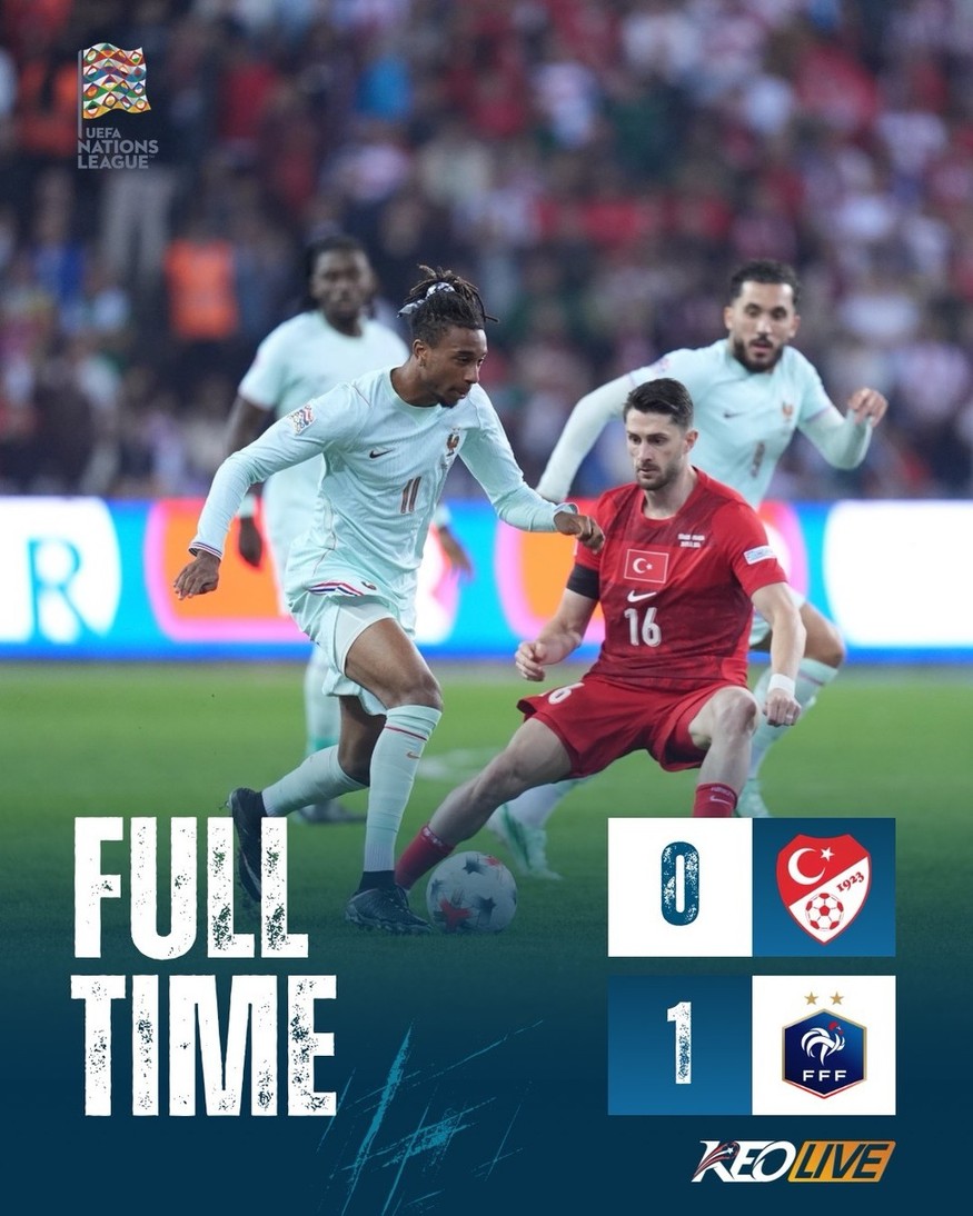 Thổ Nhĩ Kỳ 0-1 Pháp | Keolive