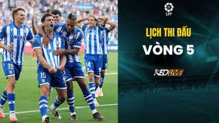 Hình ảnh cho bài Lịch thi đấu vòng 5 La Liga 2026/27: Khó có bất ngờ