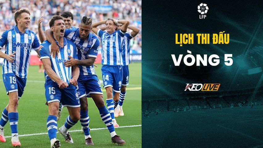 Hình ảnh minh họa cho bài viết Lịch thi đấu vòng 5 La Liga 2026/27: Phong độ trái ngược 