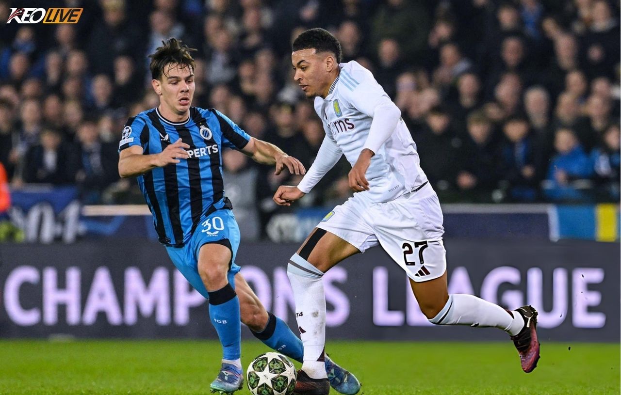 Lần gặp nhau gần nhất giữa Club Brugge vs Aston Villa | Keolive