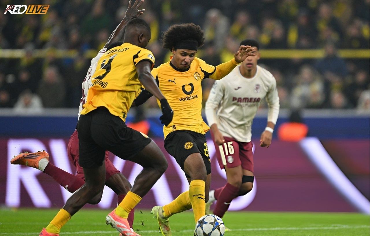 Lần gặp nhau gần nhất giữa Dortmund vs Villarreal | Keolive