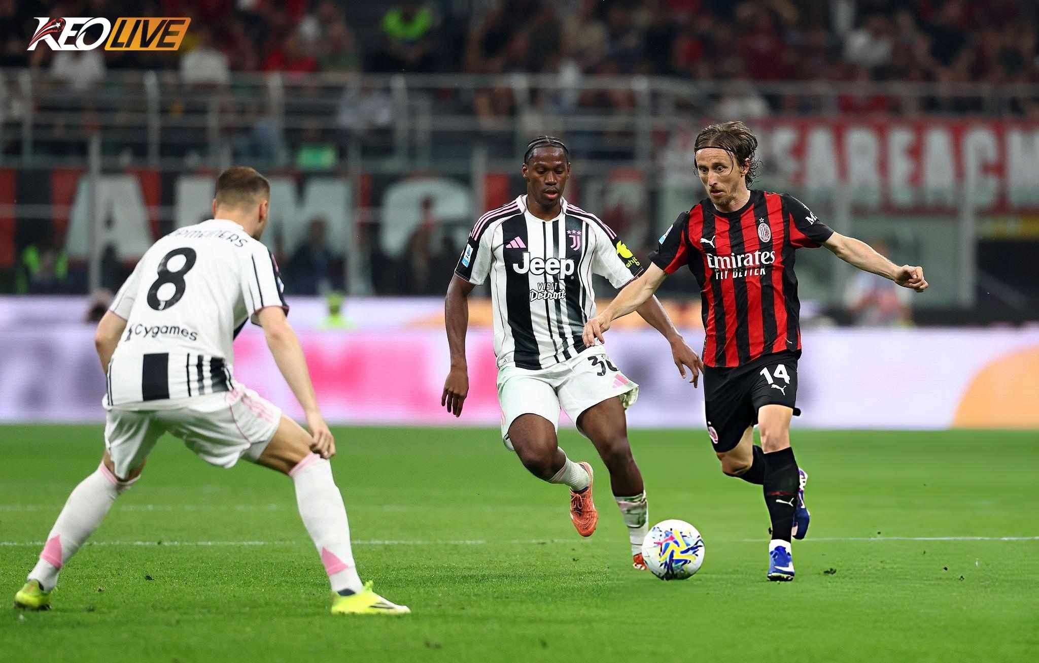 Lần gặp nhau gần nhất Juventus vs AC Milan | Keolive