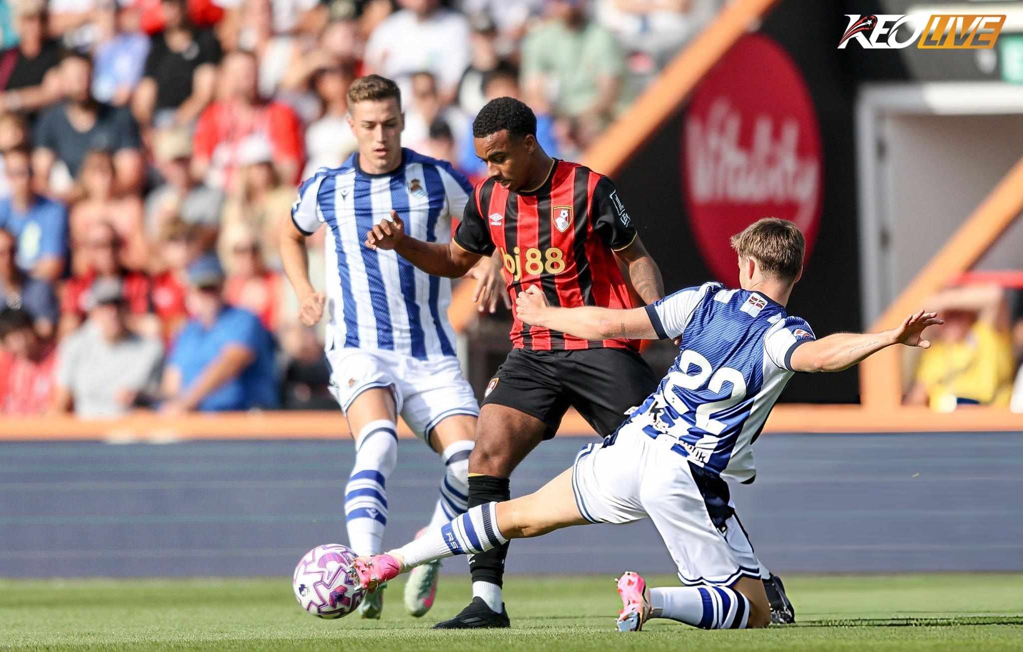 Lần gặp nhau gần nhất Real Sociedad vs Bournemouth | Keolive