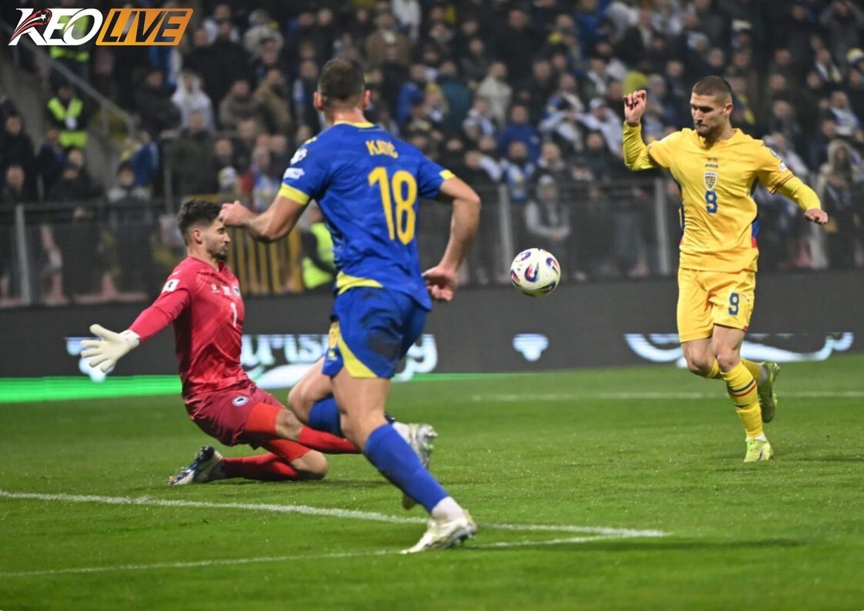 Lần gặp nhau gần nhất giữa Romania vs Bosnia and Herzegovina | Keolive