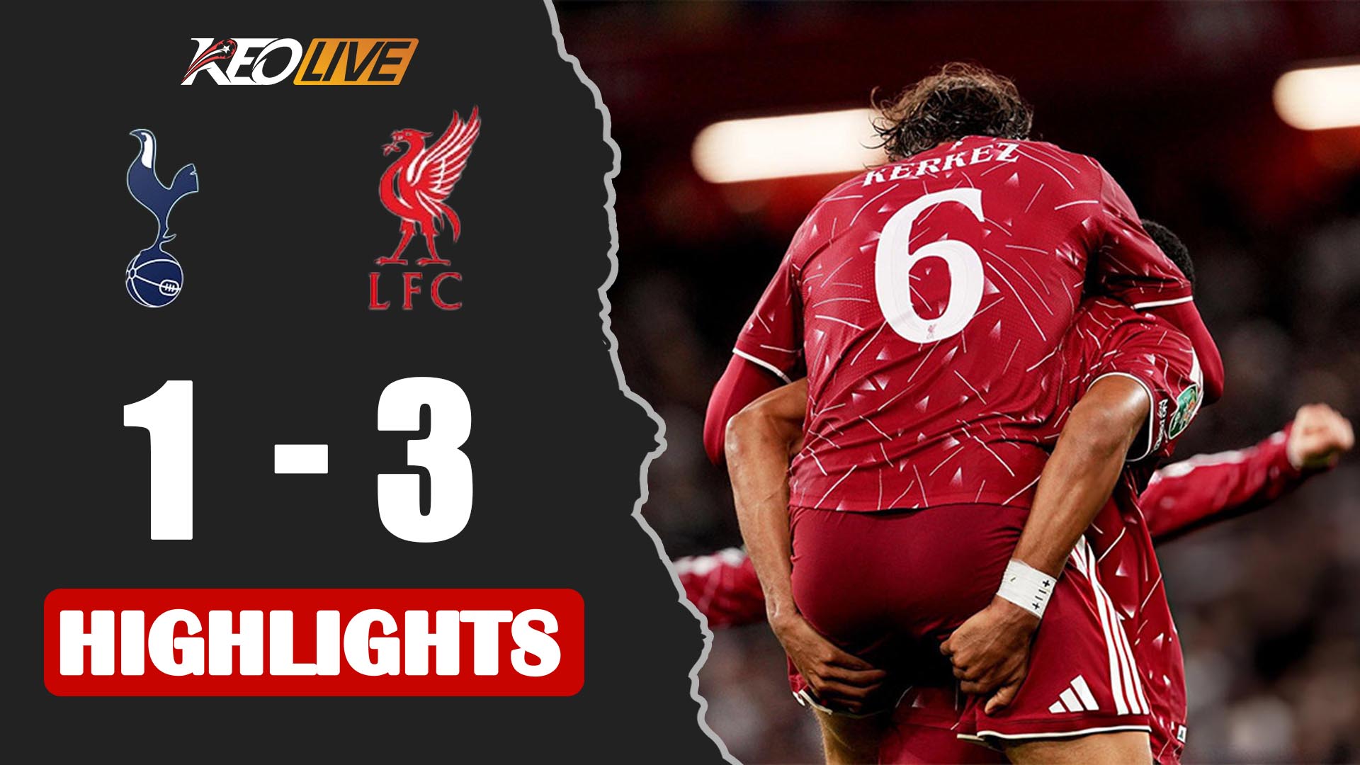 Liverpool v Tottenham | Carabao Cup 26/27 | Match Highlights