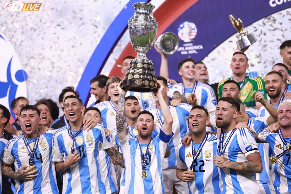 Messi nâng cao chức vô địch Copa América 2024 cùng Argentina | Keolive