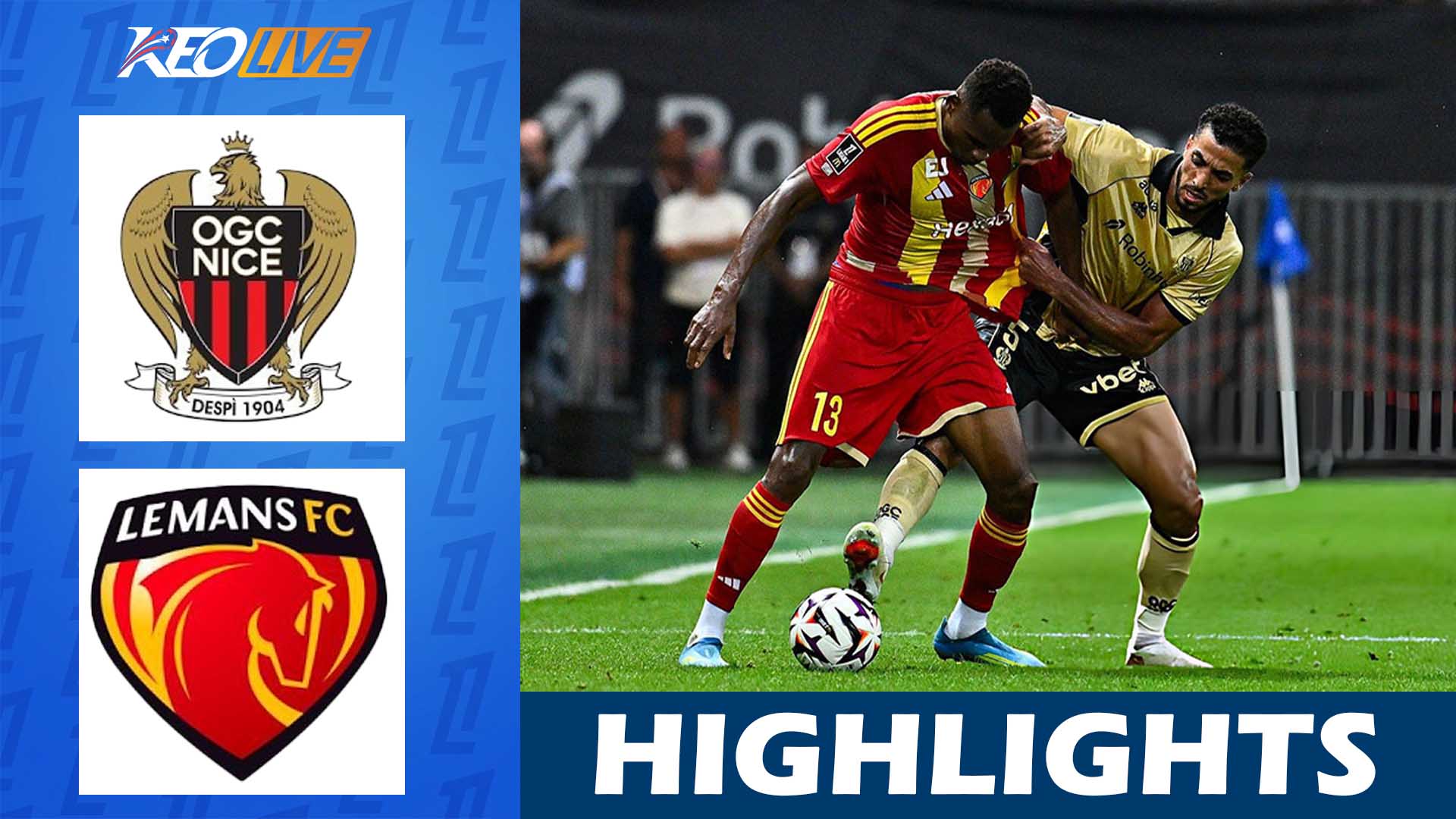 OGC NICE - LE MANS FC (1-1) | Week 3 - Ligue 1 McDonald's 26/27