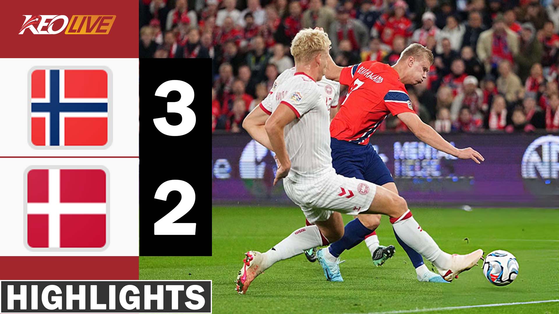 HIGHLIGHTS NA UY - ĐAN MẠCH | RƯỢT ĐUỔI HẤP DẪN, KHÁC BIỆT TỚI TỪ HAALAND | NATIONS LEAGUE 26/27