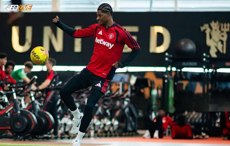 Hình ảnh minh họa cho bài viết Marcus Rashford trở lại tập luyện trước trận Man Utd gặp Sabah FK