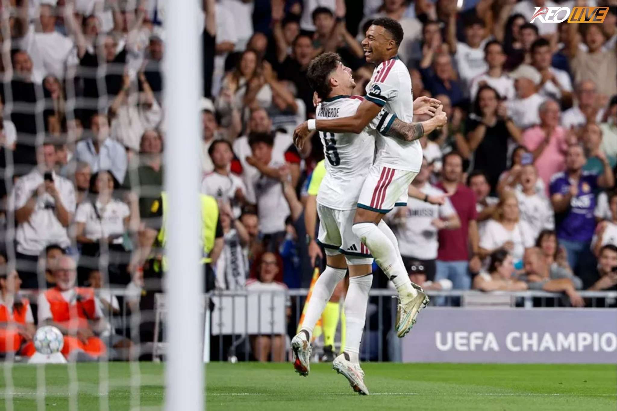 Hai bàn thắng của Mbappé và Valverde mở ra thế trận dễ dàng cho Real | Keolive