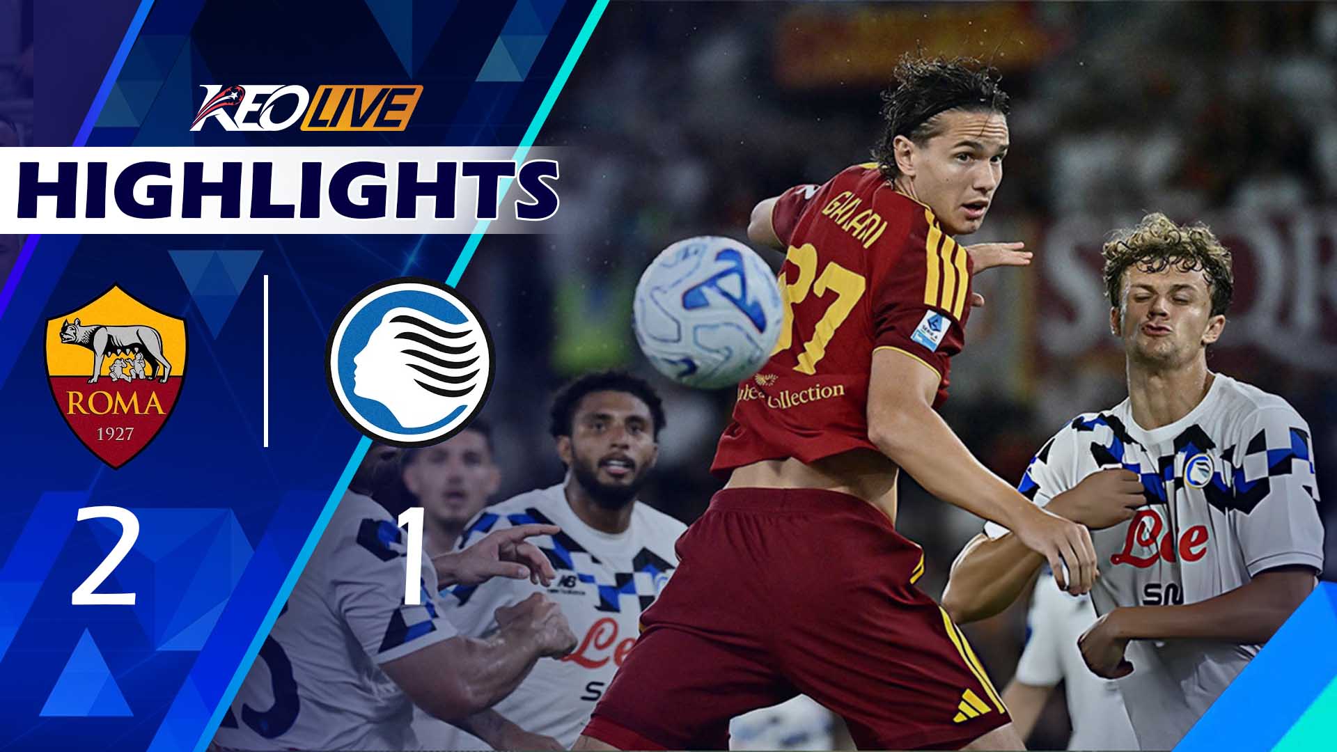 ROMA 2-1 ATALANTA | SERIE A HIGHLIGHTS 2026-27