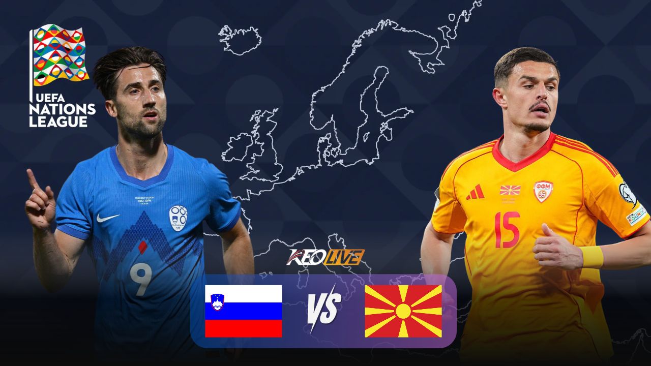 Slovenia vs Bắc Macedonia | Keolive