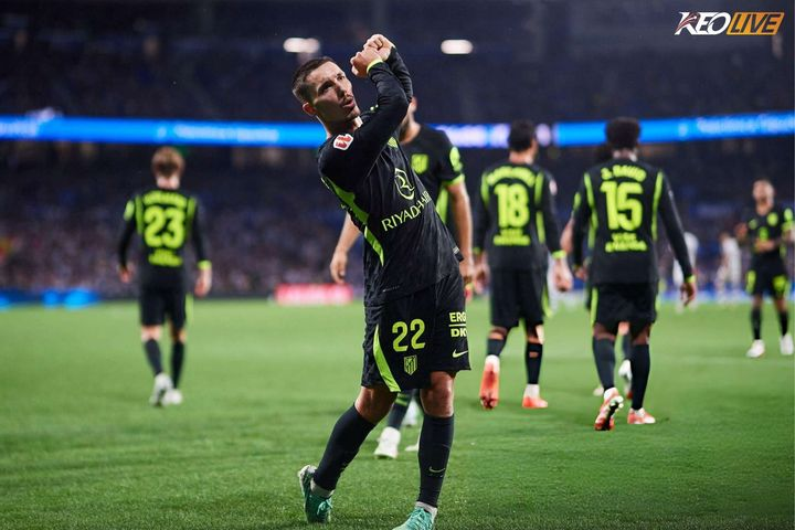 Mô tả hình ảnh cho bài viết Vực dậy sau thất bại, Atlético đả bại Sociedad trên sân khách