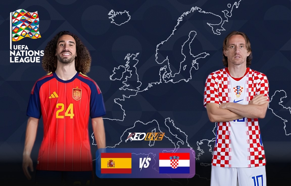 Tây Ban Nha vs Croatia sẽ có trận cầu đối đầu đầy thú vị | Keolive