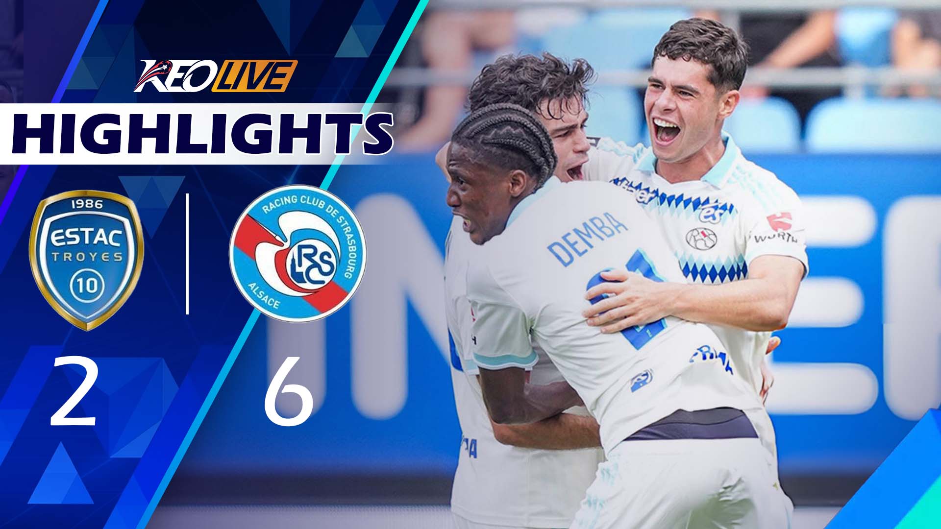 ESTAC TROYES - RC STRASBOURG ALSACE (2-6) | Week 3 - Ligue 1 McDonald's 26/27
