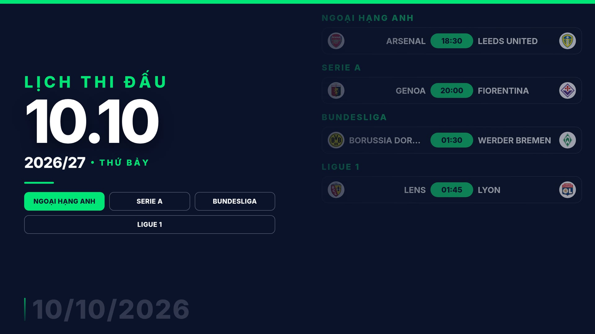 Hình ảnh cho bài Ngày 10/10 có gì đáng xem: MU gặp Tottenham ở Anh