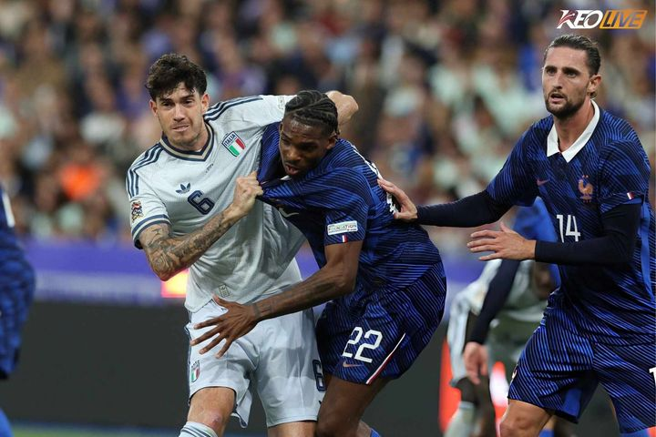 Hình ảnh minh họa cho bài viết Italy cầm hòa Pháp ngay trên sân Stade de France