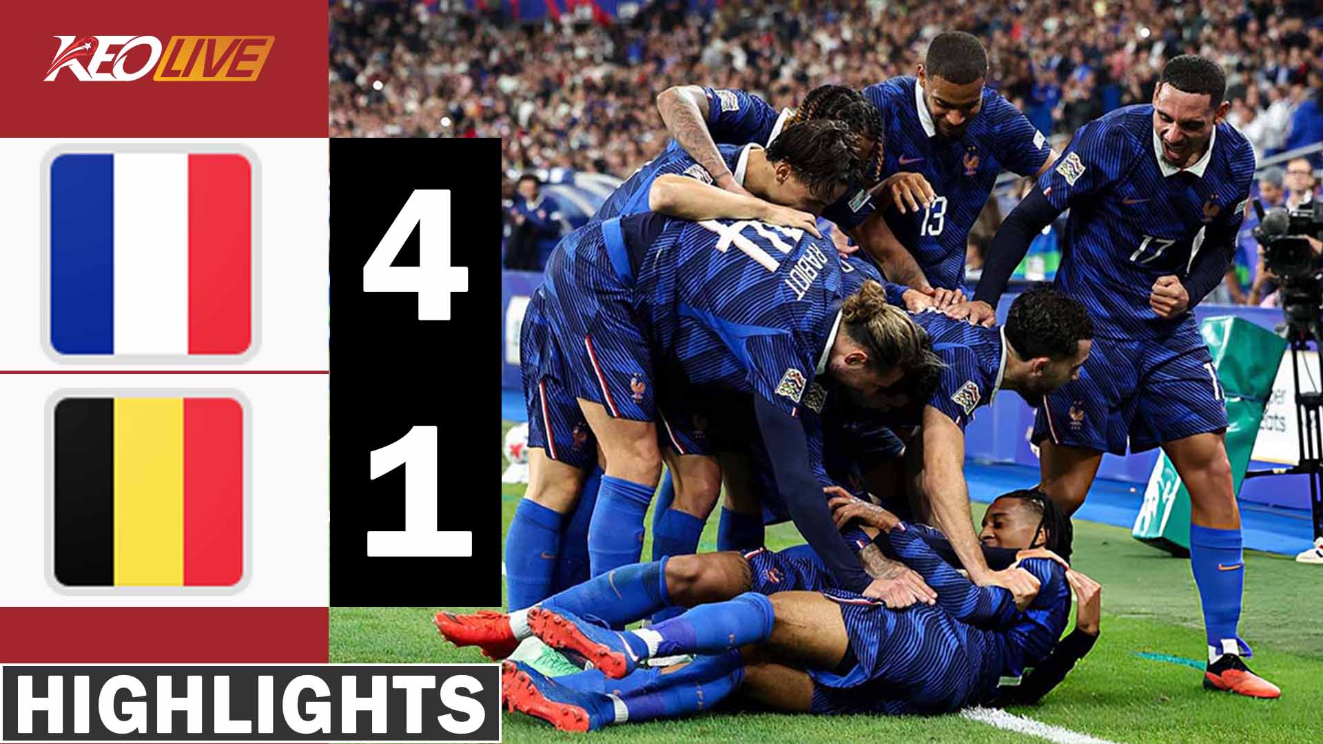 HIGHLIGHTS | PHÁP - BỈ | ĐẲNG CẤP NGÔI SAO LÊN TIẾNG | UEFA NATIONS LEAGUE 26/27