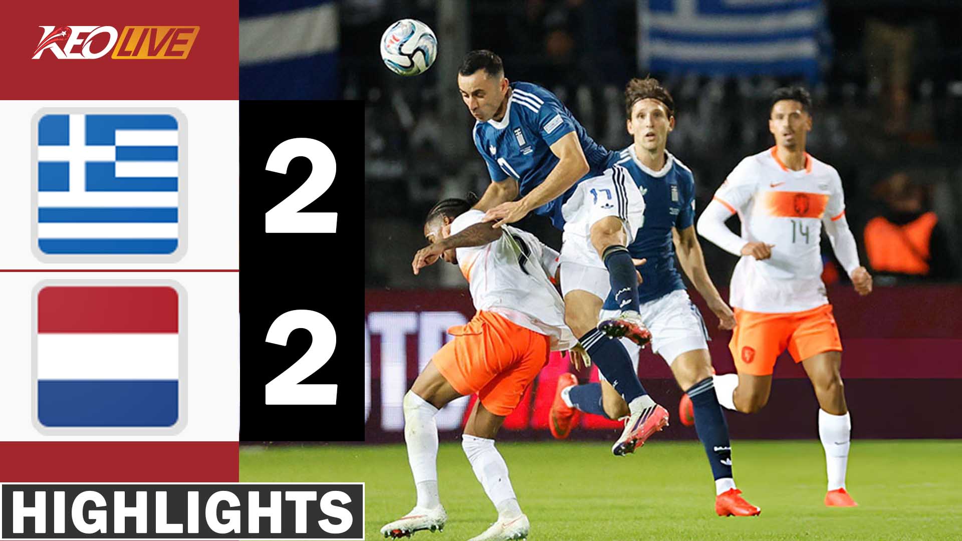 Greece vs Netherlands 2-2 Highlights & Goals | UEFA Nations League 2027