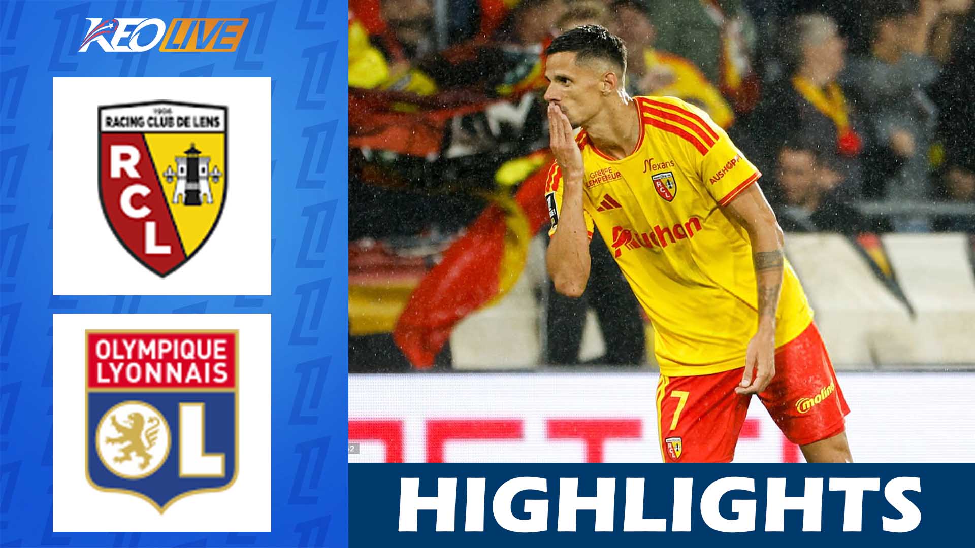 HIGHLIGHTS | RC LENS VS OLYMPIQUE LYONNAIS | French Ligue 1| Football Game play