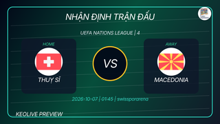 Hình ảnh cho bài Nhận định Switzerland vs North Macedonia, 01h45 ngày 07/10: khác biệt ở phong độ sân nhà