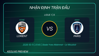 Nhận định Lorient vs Paris, 01h45 ngày 11/10: Paris ổn định hơn trước Lorient