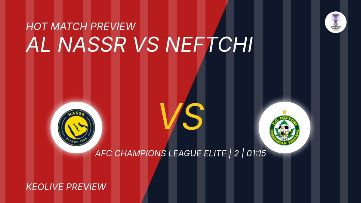 Nhận định Al Nassr vs Neftchi, 01h15 ngày 13/10: Al Nassr dựa vào sức bật sân nhà