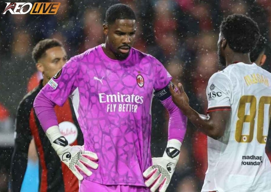 Mike Maignan khiến Milan rơi vào thế bất lợi lớn trước Bournemouth | Keolive