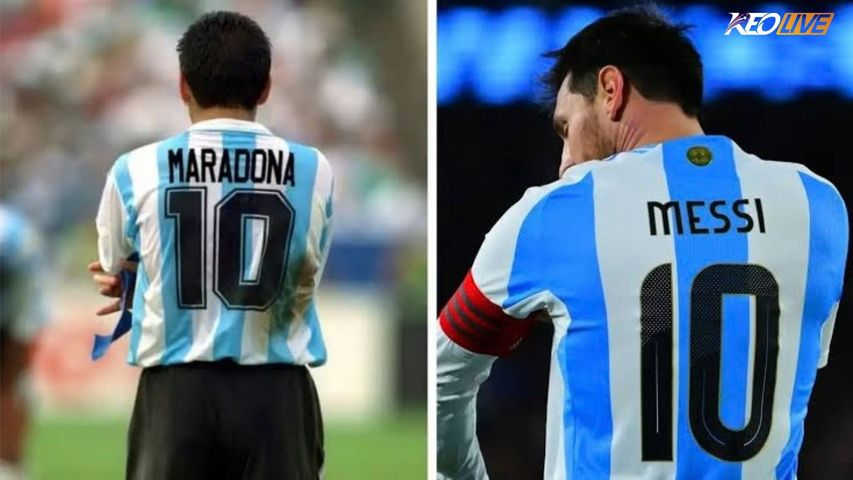 Mô tả hình ảnh cho bài viết Số 10 huyền thoại của Argentina: Messi, Maradona và những người kế vị