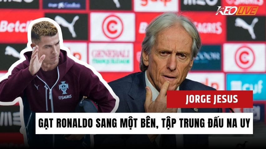 Mô tả hình ảnh cho bài viết Jorge Jesus gạt chuyện Ronaldo sang một bên, tập trung đấu Na Uy