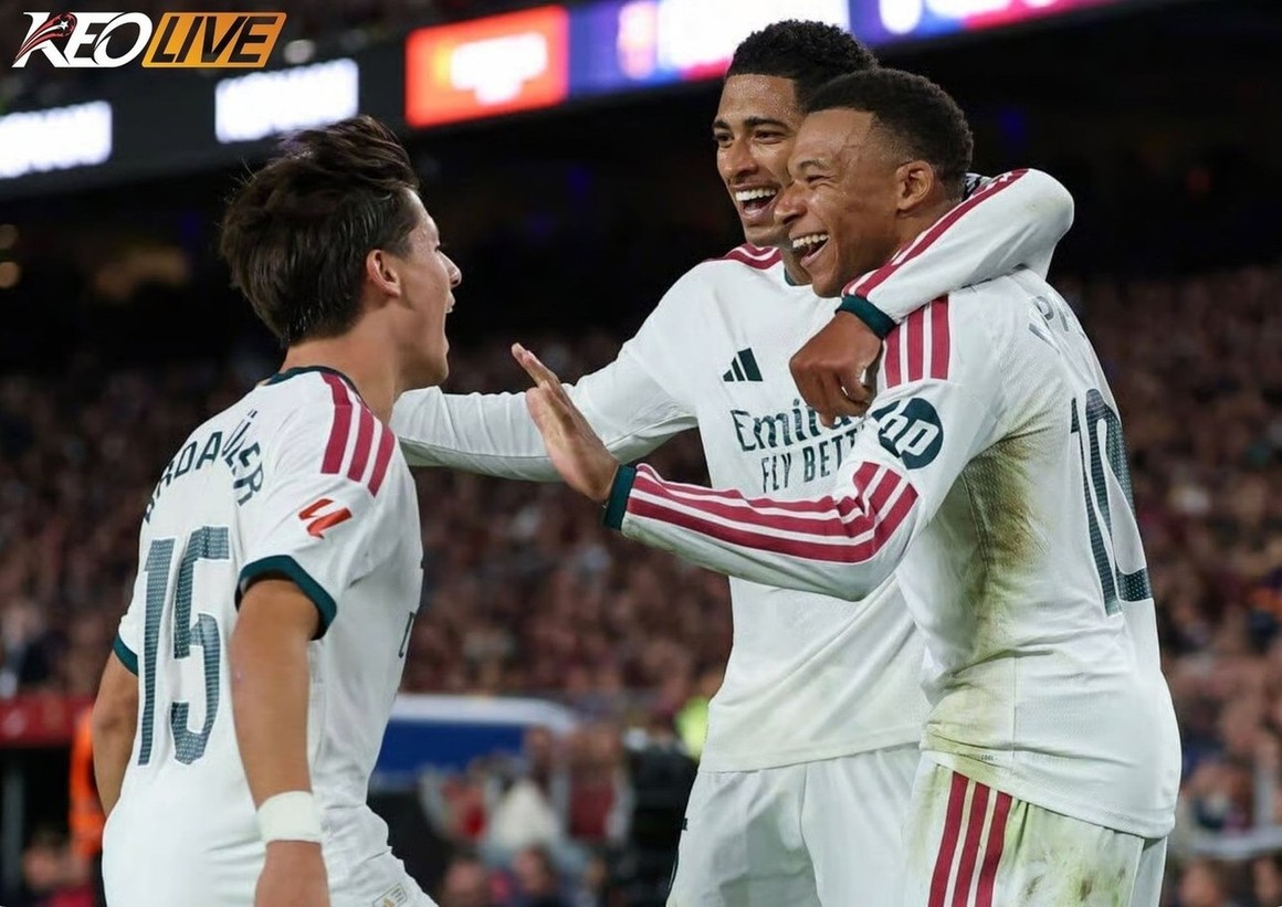 Mbappé tiếp tục tỏa sáng và giúp Real rút ngắn khoảng cách với Barcelona trên BXH | Keolive