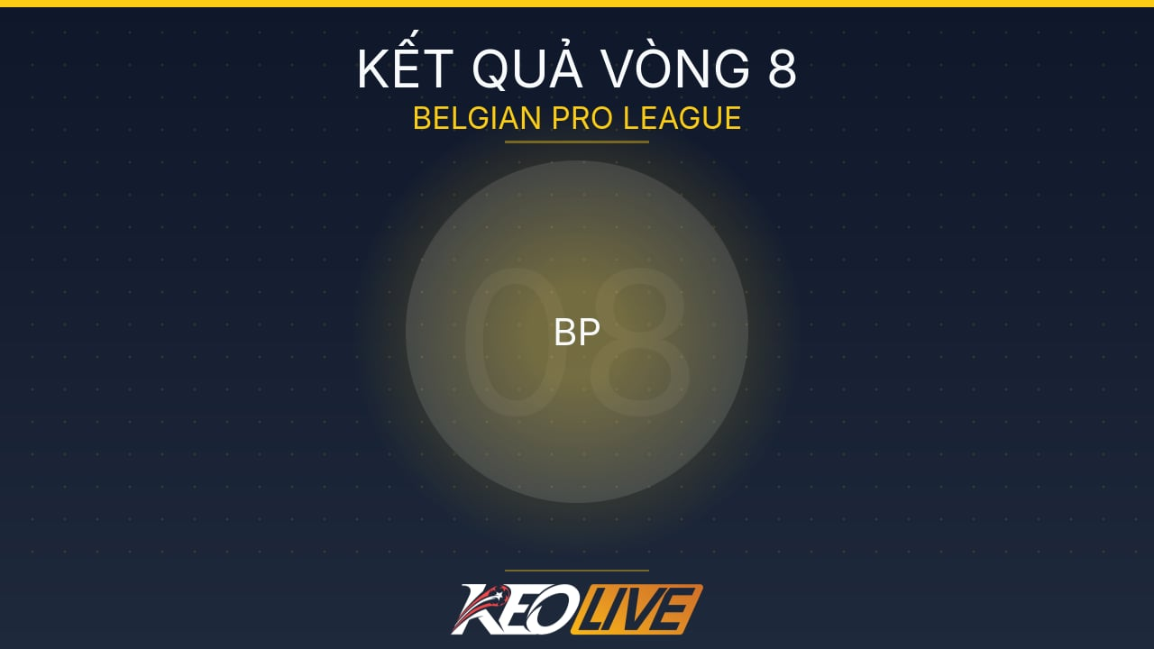 Hình ảnh cho bài Kết quả bóng đá Belgian Pro League vòng 8: Trận đấu kịch tính và bất ngờ