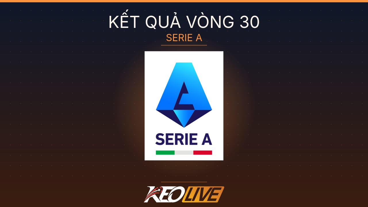 Hình ảnh cho bài Kết quả bóng đá Serie A vòng 30: Cuộc đua vô địch nóng bỏng!